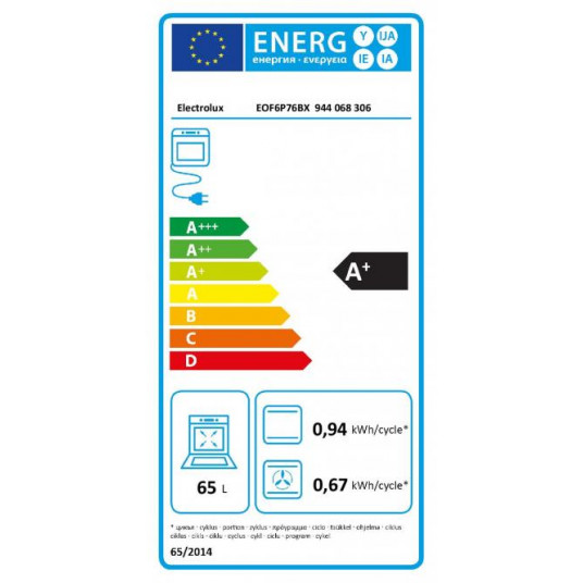 Cepeškrāsns Electrolux EOF6P76BX