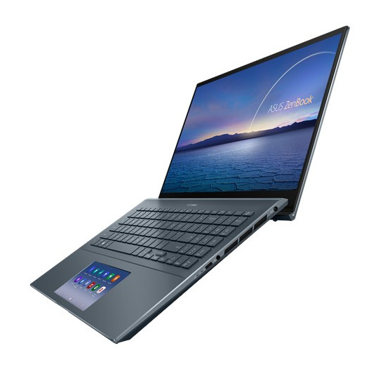 Portatīvais dators Asus Zenbook 15 Screenpad 3 UX535LI-H2003R Gray 15.6" Touch UHD/Intel Core i7-10750H/RAM:16GB/SSD:1TB/Nvidia GeForce GTX 1650Ti 4GB/Windows 10 Pro