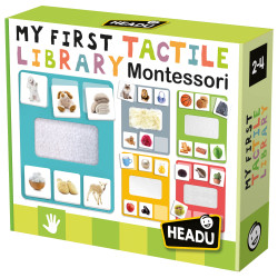 HEADU Montessori Izglītojoša spēle ´´Mana pirmā taktilā bibliotēka´´