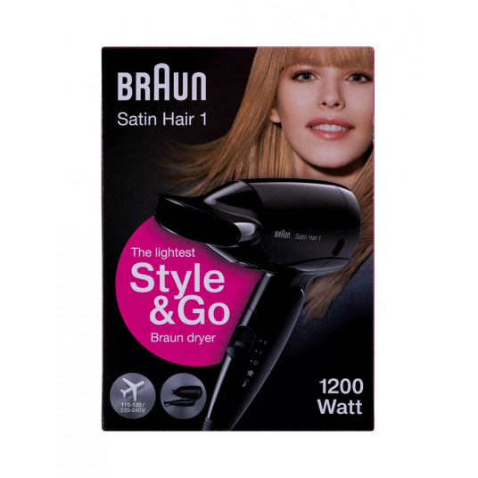 Braun Satin Hair 1 HD 130E czarny