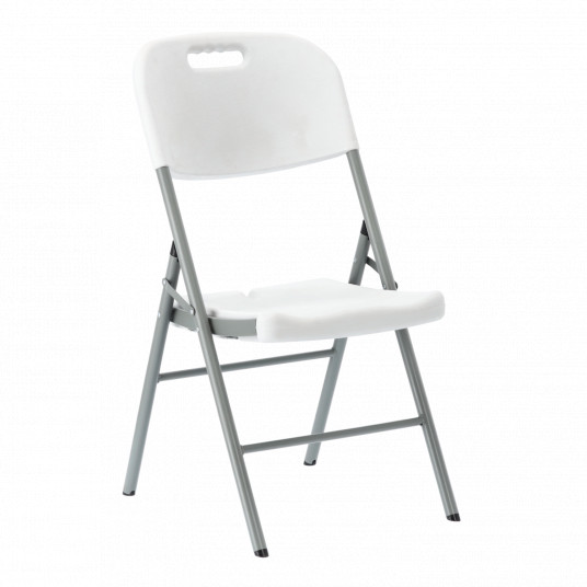 Saliekams āra krēsls, balts, 54x46x86 cm *4765