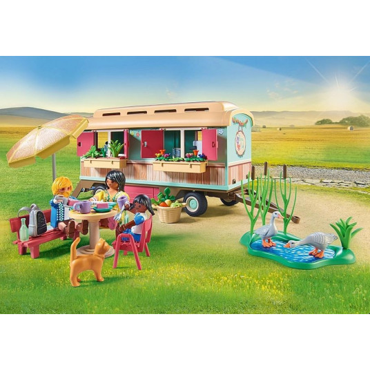 Komplekts ar figūriņām Country 71441 Przytulna kawiarenka w wagonie