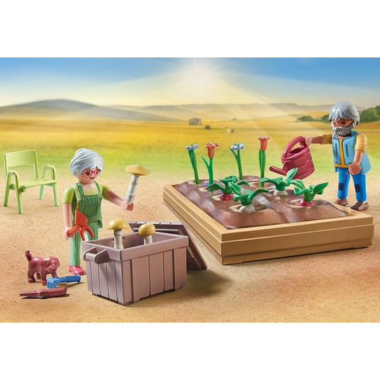 Zestaw z figurkami Country 71443 Ogródek warzywny u dziadka