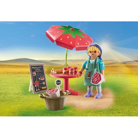 Zestaw z figurkami Country 71445 Stragan z domowym dżemem