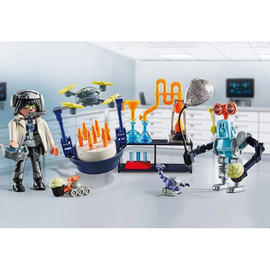 Zestaw z figurkami My Life 71450 Naukowiec z robotsami