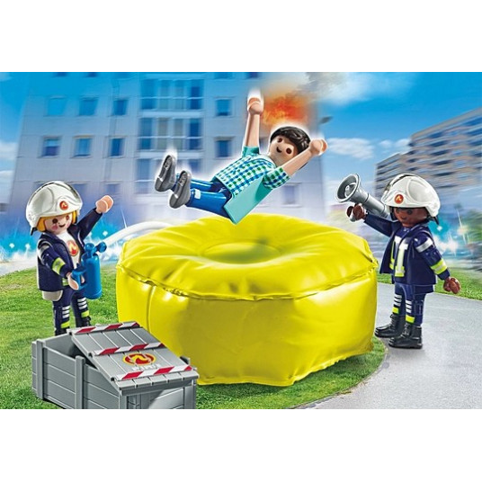 PLAYMOBIL ACTION HEROES Ugunsdzēsēji un gaisa spilvens 71465
