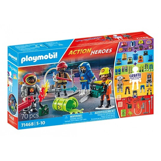 Figūru komplekts Action Heroes 71468 Manas figūriņas: Fire Rescue