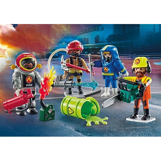 Figūru komplekts Action Heroes 71468 Manas figūriņas: Fire Rescue
