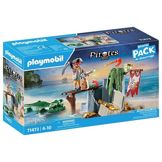PLAYMOBIL PIRATES Pirāts un aligators 71473