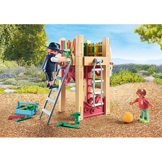 PLAYMOBIL CITY LIFE Galdnieks rotaļu laukumā 71475