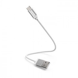 Uzlādes datu kabelis USB-C 0,2 m balts