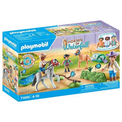 PLAYMOBIL ŪDENSKRITUMA ZIRGI poniju turnīrs 71495