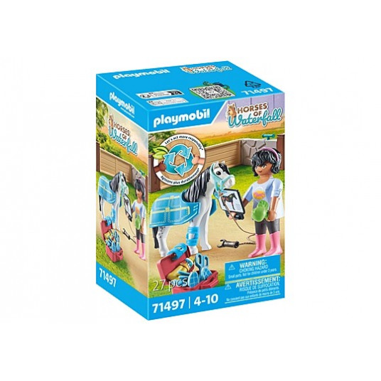 PLAYMOBIL ZIRGI ŪDENSKRITUMA zirgu terapeits 71497