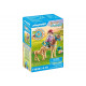 PLAYMOBIL ŪDENSKRITUMA ZIRGI Bērns ar ponijiem 71498