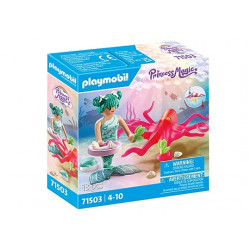 Figūru komplekts Princess Magic 71503 Mermaid ar krāsu maināmu astoņkāji