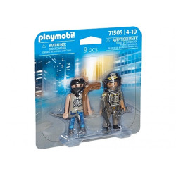 PLAYMOBIL DUOPACKS Policists un zaglis 71505