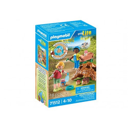 PLAYMOBIL MY LIFE Ežu ģimenes aprūpe 71512