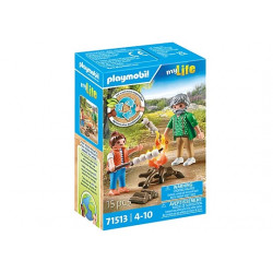 PLAYMOBIL MANA DZĪVE Zefīru cepšana uz ugunskura 71513