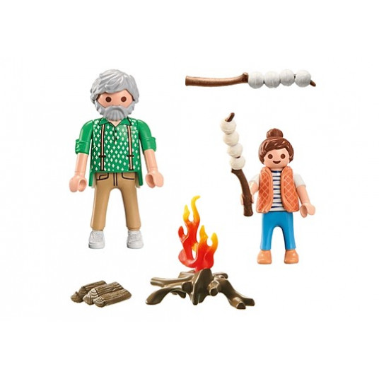 PLAYMOBIL MANA DZĪVE Zefīru cepšana uz ugunskura 71513