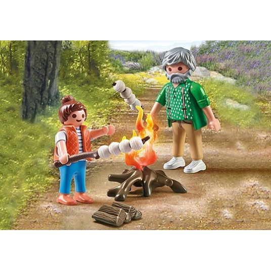 PLAYMOBIL MANA DZĪVE Zefīru cepšana uz ugunskura 71513