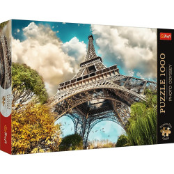 Puzle 1000 elementi Premium Plus Eifeļa tornis Parīzē