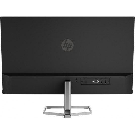 HP M27f monitors 27 collu (68,6 cm) IPS, FHD 1920 x 1080, 5 ms, 300 cd/m2, 75 Hz, melns/sudrabs