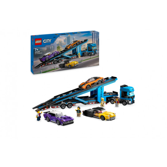 LEGO® 60408 City Auto transportētājs ar sporta automašīnām