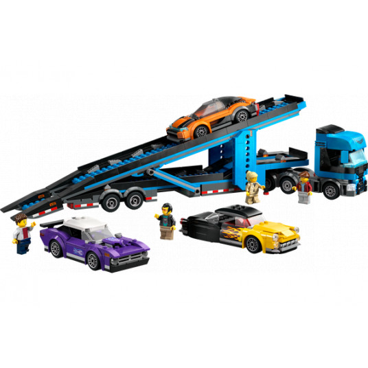 LEGO® 60408 City Auto transportētājs ar sporta automašīnām