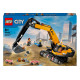 LEGO® 60420 City Yellow Celtniecības ekskavators