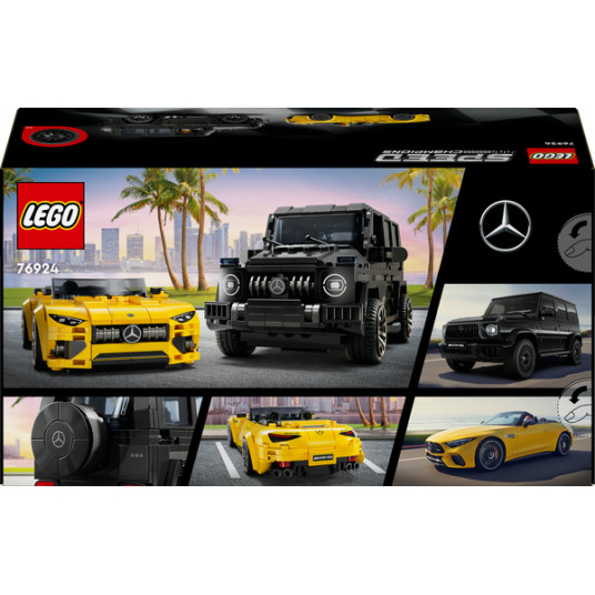 LEGO® 76924 Speed ​​​​Champions Automašīnas Mercedes-AMG G 63 un Mercedes-AMG SL 63