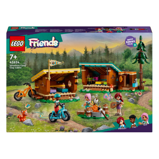 LEGO® 42624 Friends mājīgas nometnes kabīnes, zemu cenu - BIGBOX.LV