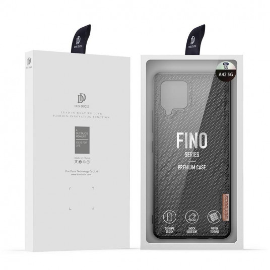 Dux Ducis Fino Case High Quality Case For Samsung Galaxy A42 5G Black