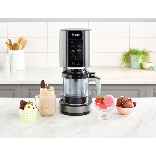 Ninja NC300EU saldējuma gatavotājs Tradicionālais saldējuma gatavotājs 1,4 L 800 W Melns, sudraba krāsā
