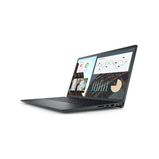 Dell | Vostro 15 3530 | Black | 15,6" | WVA | FHD | 1920 x 1080 pikseļu | Anti-glare | Intel Core i3 | i3-1305U | SSD | 8 GB | DDR4 | SSD 512 GB | Intel UHD Graphics | Windows 11 Home | 802.11ac | Klaviatūras valoda angļu | Klviatūras aizmugure | Garantij