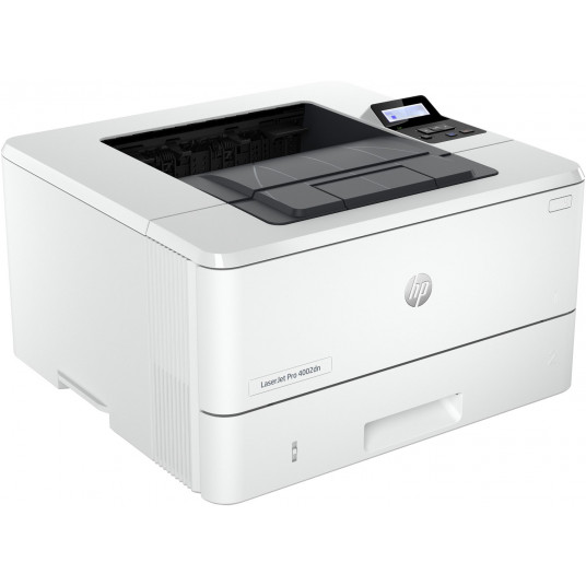 HP LaserJet Pro 4002dn printeris, melnbalts, printeris maziem un vidējiem uzņēmumiem, drukāšana, abpusēja drukāšana; ātra pirmās lappuses izdruka; energoefektīvs; kompakts izmērs; augsta drošība