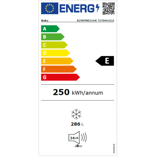 Saldētava BEKO B1RMFNE314W