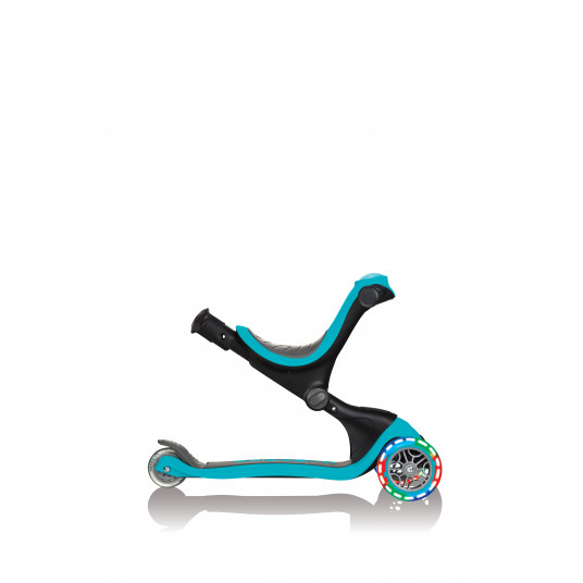 GLOBBER skrejritenis Go Up Deluxe Lights, zils, 646-105