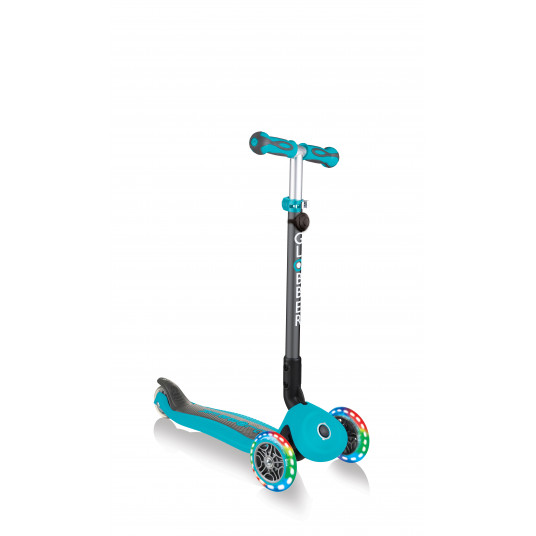 GLOBBER skrejritenis Go Up Deluxe Lights, zils, 646-105