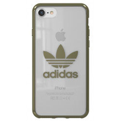Adidas Clear Case Silicone Case for Apple iPhone 7 / 8 Transparent - Green (EU Blister)