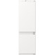 Gorenje NRKI418EE1 Ledusskapis, E enerģijas klase, Iebūvējams, Saldētava apakšā, Augstums 177 cm, Neto ledusskapis 180 L, Neto saldētava 68 L, Balts