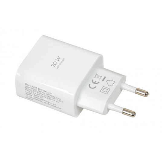 SIENAS LĀDĒTĀJS I-BOX C-39 USB-C PD20W AR KABELI
