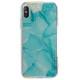 Devia Landscape Silicone Back Case For Apple iPhone X / XS Blue - Green