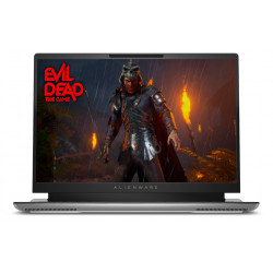 Dell Alienware 16 x16 R2 QHD+ NV G-SYNC 240Hz Ultra 9 185H/32GB/2TB/NVIDIA GF RTX4080 12GB/Win11 Pro/ENG ar aizmugurējo apgaismojumu, kbd/Sudrabs/3G garantija uz vietas