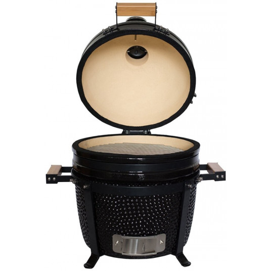 Grils Kamado Bono Minimo melns 40 cm + DĀVANA