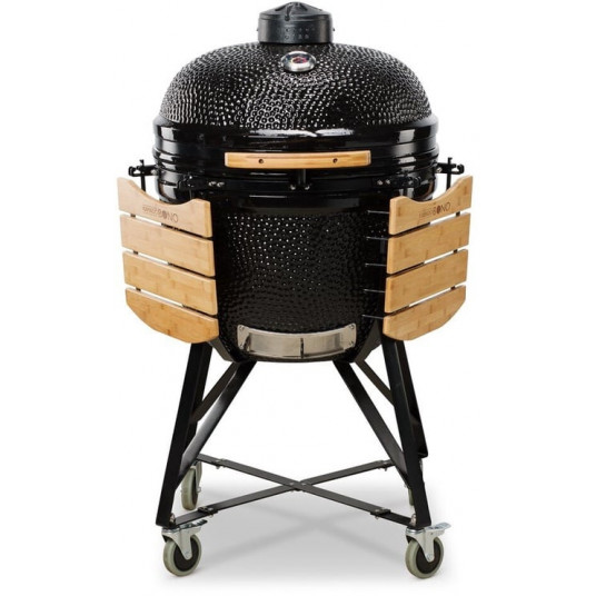Grils Kamado Bono Grande Limited melns 64 cm + DĀVANA