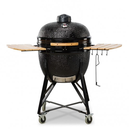 Grils Kamado Bono Grande Limited melns 64 cm + DĀVANA