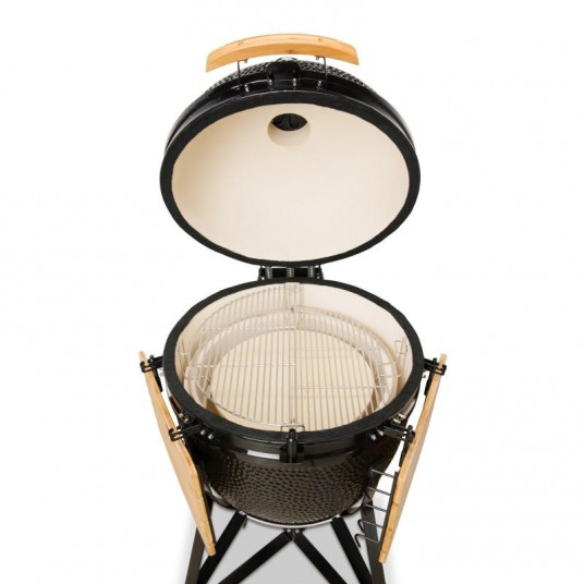 Grils Kamado Bono Grande Limited melns 64 cm + DĀVANA