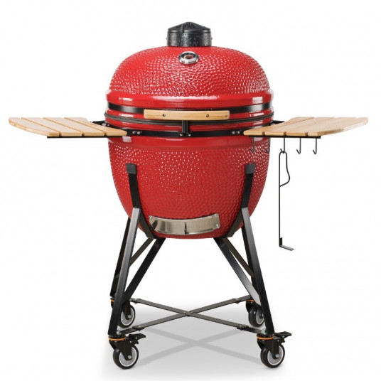 Grils Kamado Bono Grande Limited Red 64 cm + DĀVANA