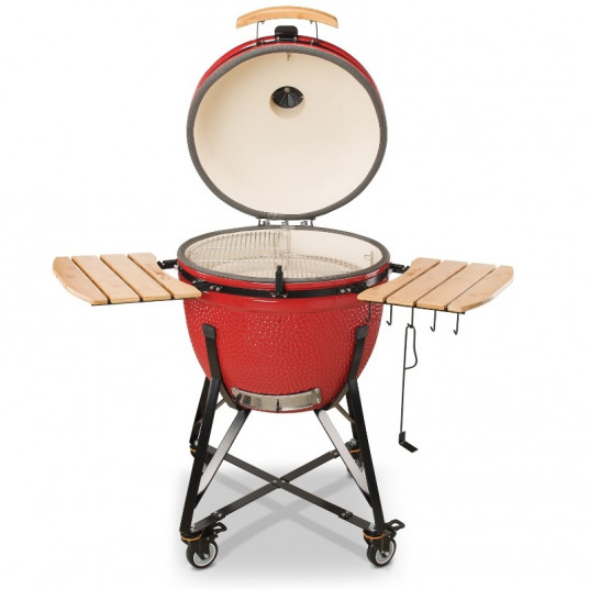 Grils Kamado Bono Grande Limited Red 64 cm + DĀVANA