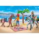 PLAYMOBIL ŪDENSKITIENA ZIRGI Amēlija un Bens jāj pludmalē 71470